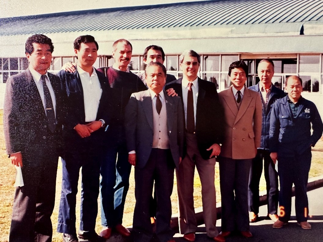 Allan Estroff with a Japanese company