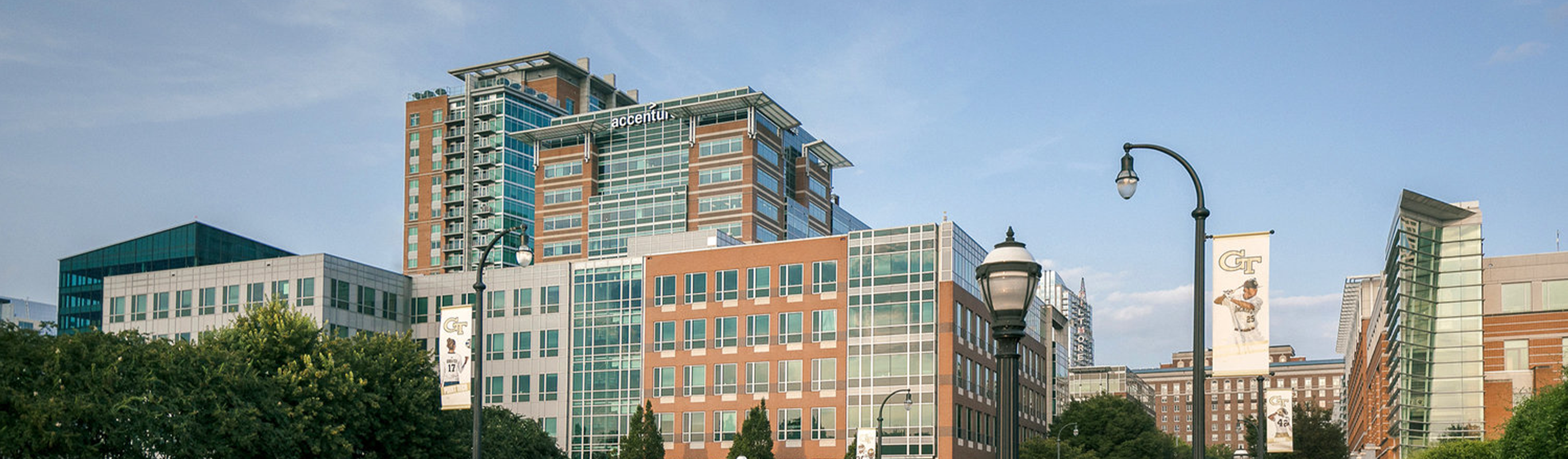 The Accenture's Atlanta hub building in Tech Square