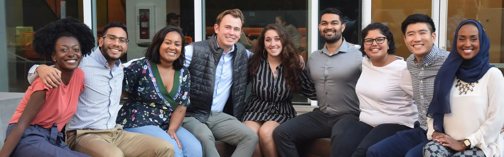 Diverse group of Scheller College of Business MBA students