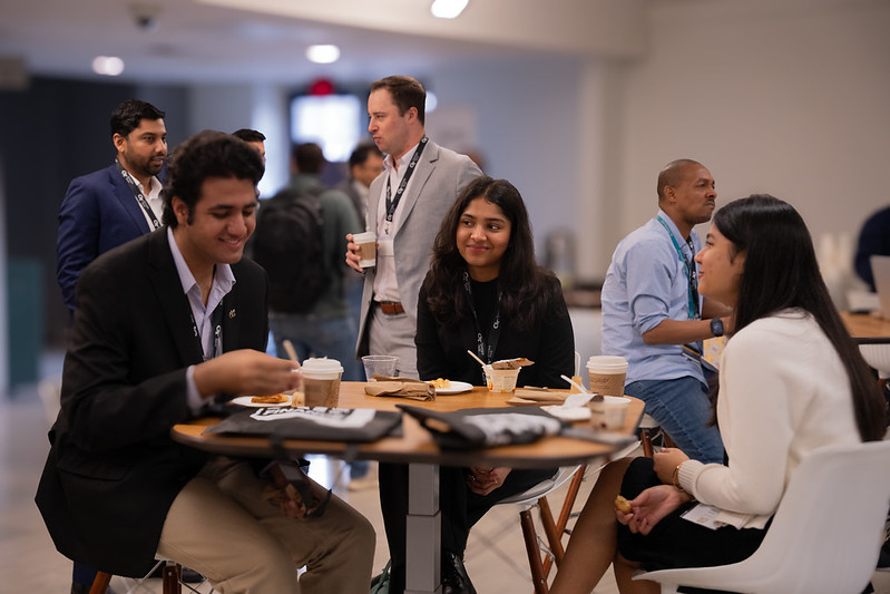 AI and Future of Finance Conference coffee break