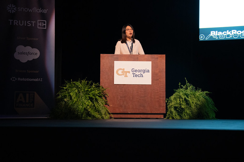Tianjiao (Tina) Zhao, Director, Head of Applied AI Modeling at BlackRock presents her research