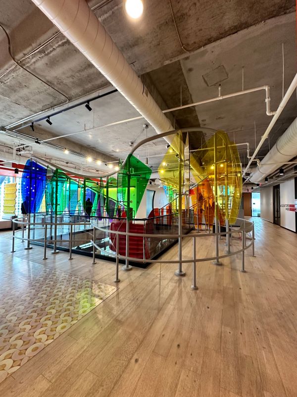 Rainbow element at Google