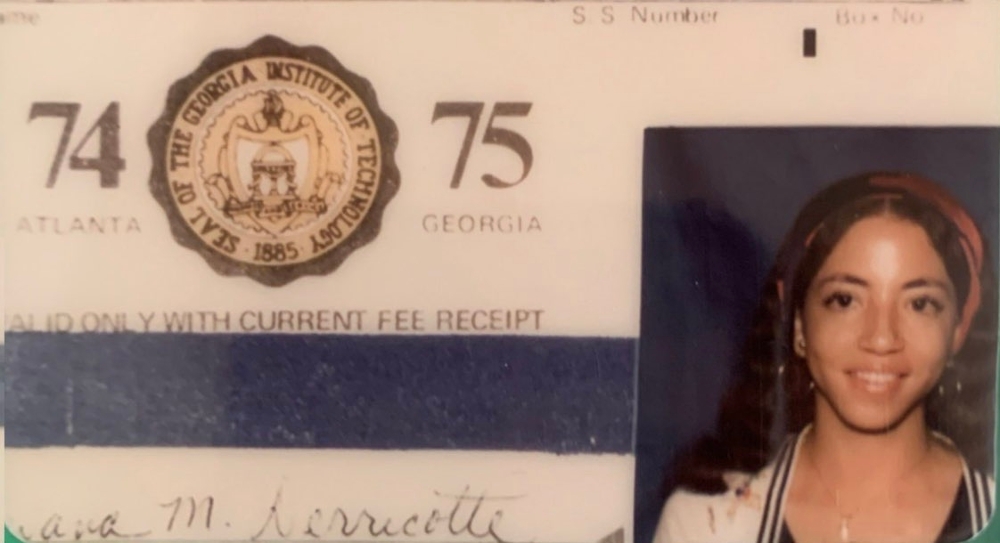 Tawana Miller's Georgia Tech ID, academic year 1974 - 1975