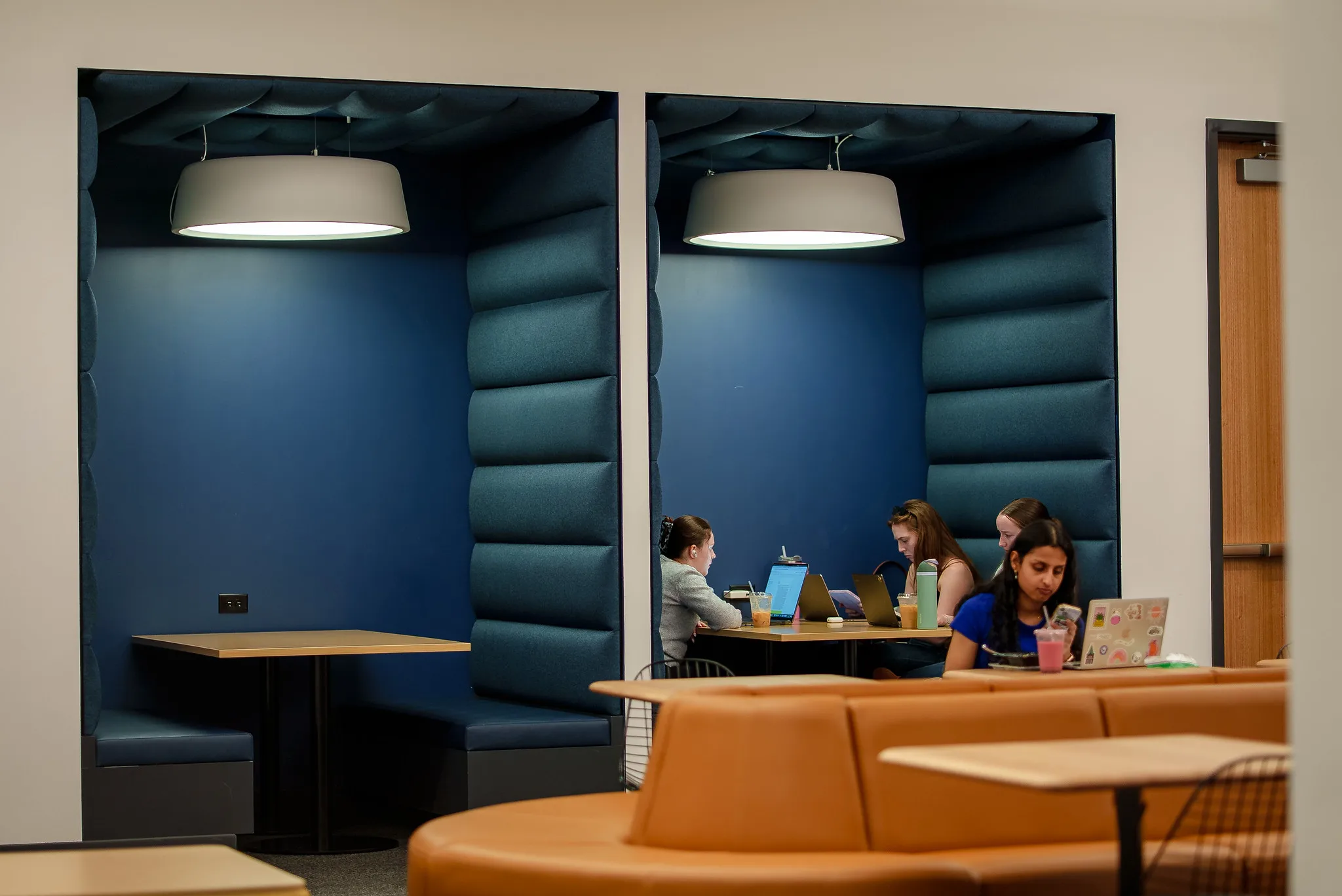 Students in Study Pod