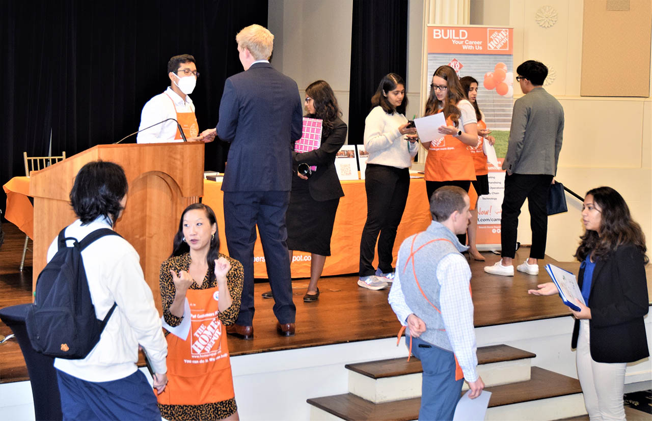 Home Depot at Career Fair