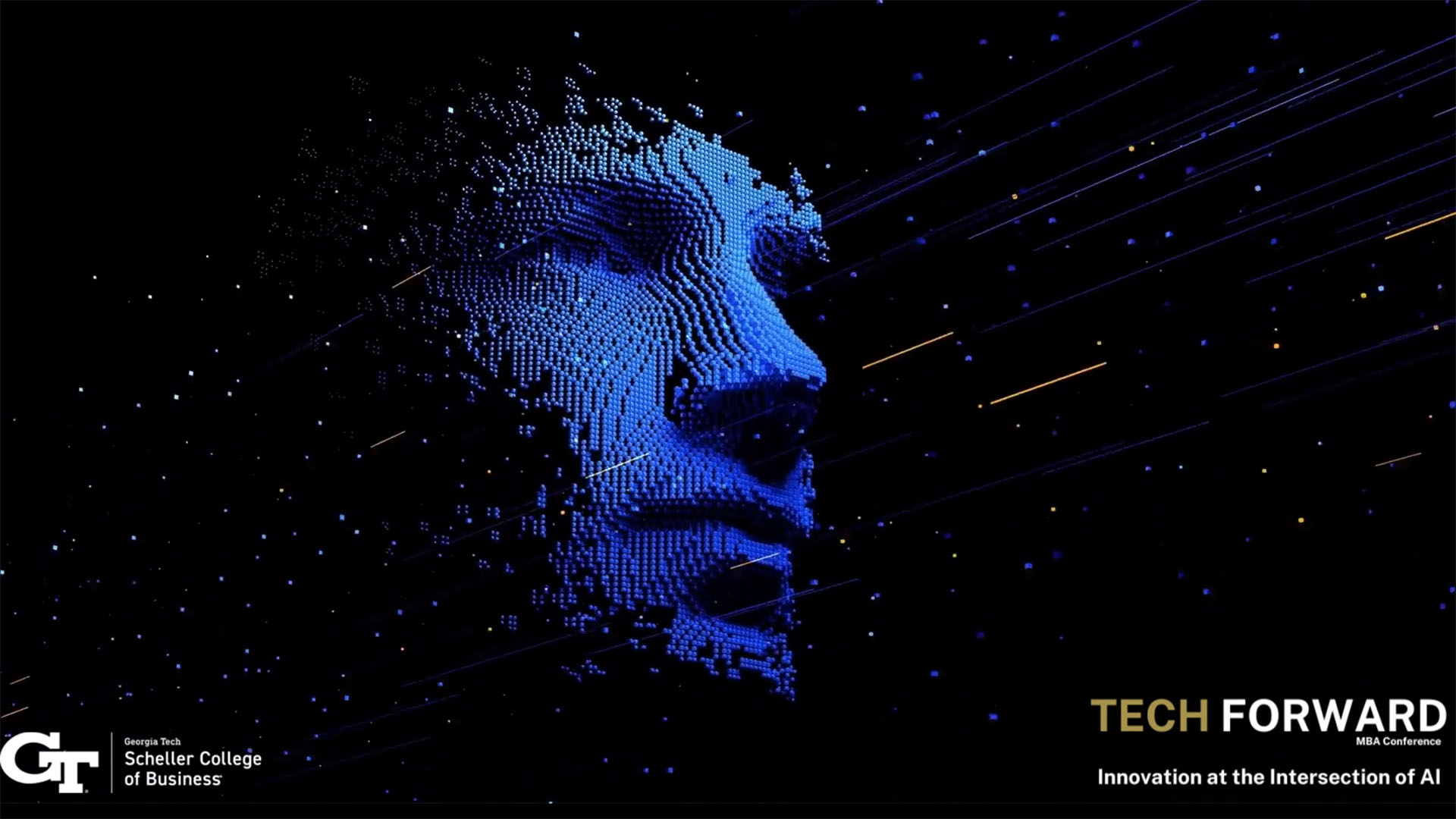 Full-time MBA students at the inaugural TechForward MBA Conference 