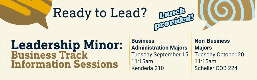 leadership minor info session