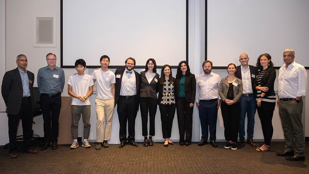 Sustainable-X co-directors, judges, and winning teams
