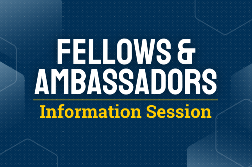 Sustainability Fellows and Ambassadors Information Session 