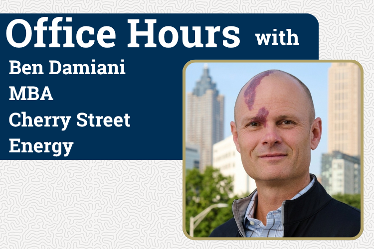 Office Hours with a Sustainability Alum: Ben Damiani, Cherry Street Energy