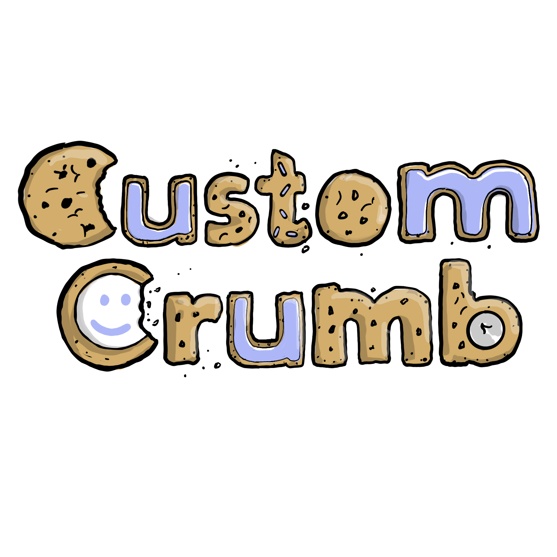 Custom Crumb Cookies logo