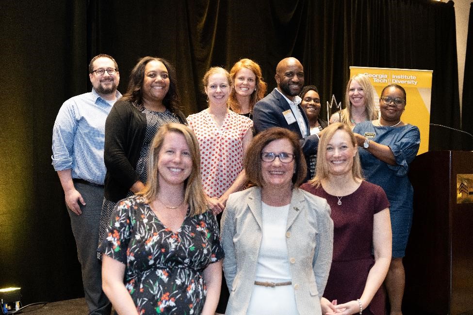 MBA Programs Office receives the 2018 Diversity Champion Unit award at the annual luncheon