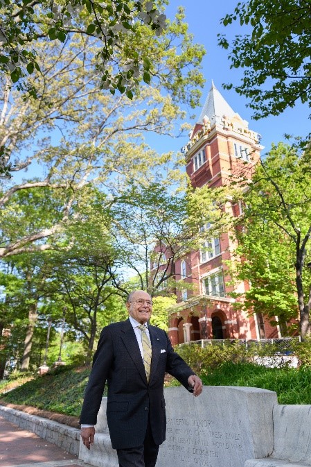 Ernest Scheller, Jr. visited the Georgia Tech campus and his namesake Scheller College of Business in Spring 2018.