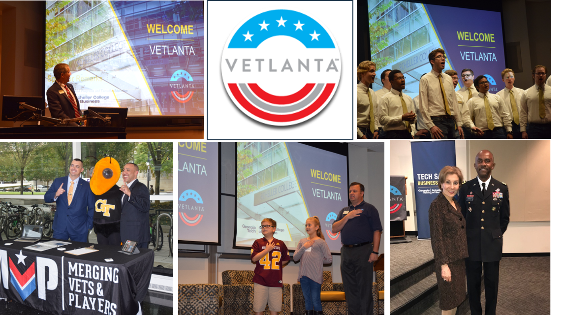 Scheller College hosted VETLANTA Q4 Education Summit for veterans and military personnel.