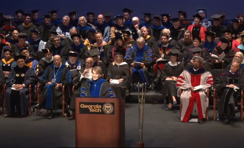 Dean Alavi at President Cabrera's Investiture Ceremony