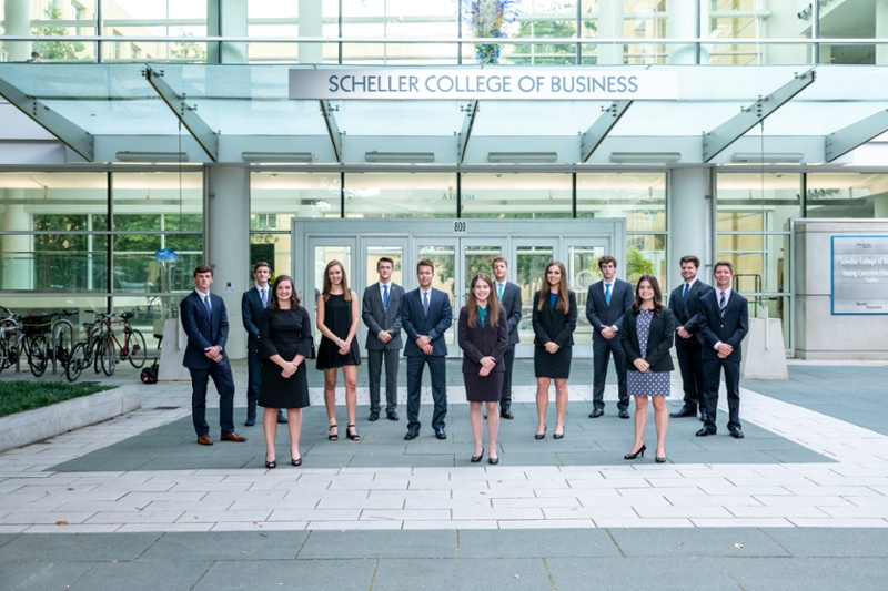 The latest class of Scheller College of Business Dean's Scholarship recipients.