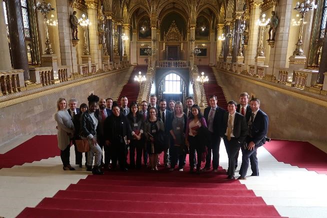 The Hungary course had a special focus on international business development, and the MBA students were able to visit Parliament to meet major political leaders.