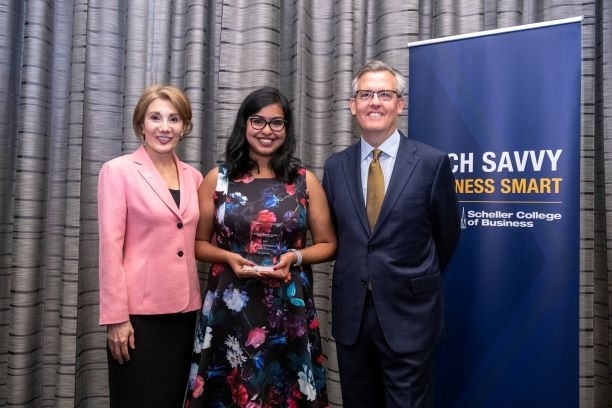 Dean Alavi, Roopal Goel, John R. Battle Award for Student Excellence, David Rowland (IM 1983)