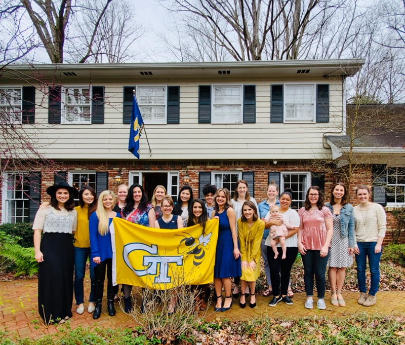 Left to Right - Sarah Saadatjoo, Lin Hsieh, Courtney Heba, Emily Nybo Thomas, Marybeth Bucklen, Alex Glass, Jacquelyn Renée Schneider, Yao Wu, Alyssa Smathers, Sasha Suarez, Tiffany Michelle Findlay, Halie Brinkman, Kristen Greig Leach, Jasmine Howard, Stephanie Landaverde, Tyne Dutzer, Cassidy Martin, and Chandler Ferguson.