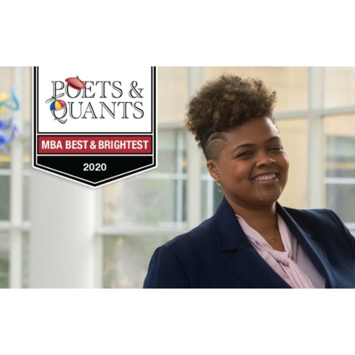 Diana Nichols (MBA 2020) was selected as one of Poets&Quants' 2020 Best & Brightest MBAs.