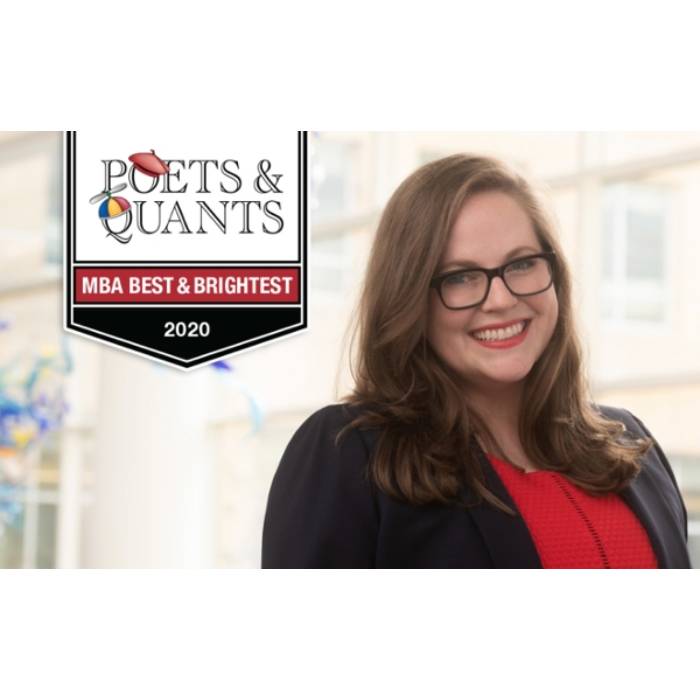 Jasmine Howard (MBA 2020) was selected as one of Poets&Quants' 2020 Best & Brightest MBAs.