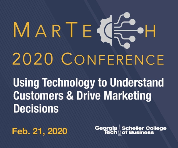 The MarTech 2020 Third Annual Conference will focus on Using Technology to Understand Customers and Drive Marketing Decisions. 