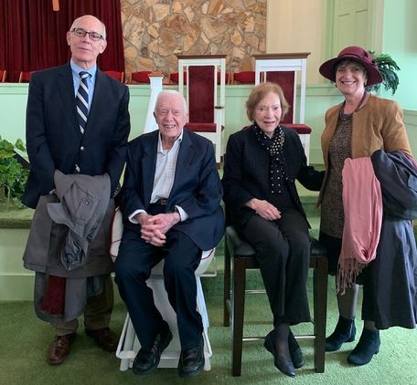 Dr. Rafael Bras with Jimmy and Rosalynn Carter