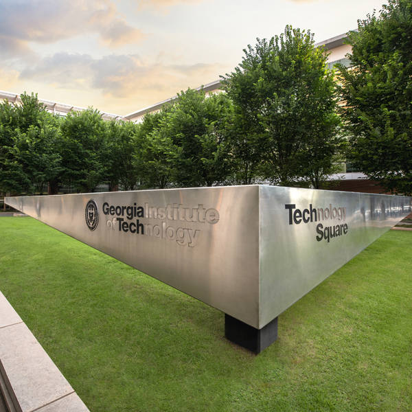 Scheller College building signage 