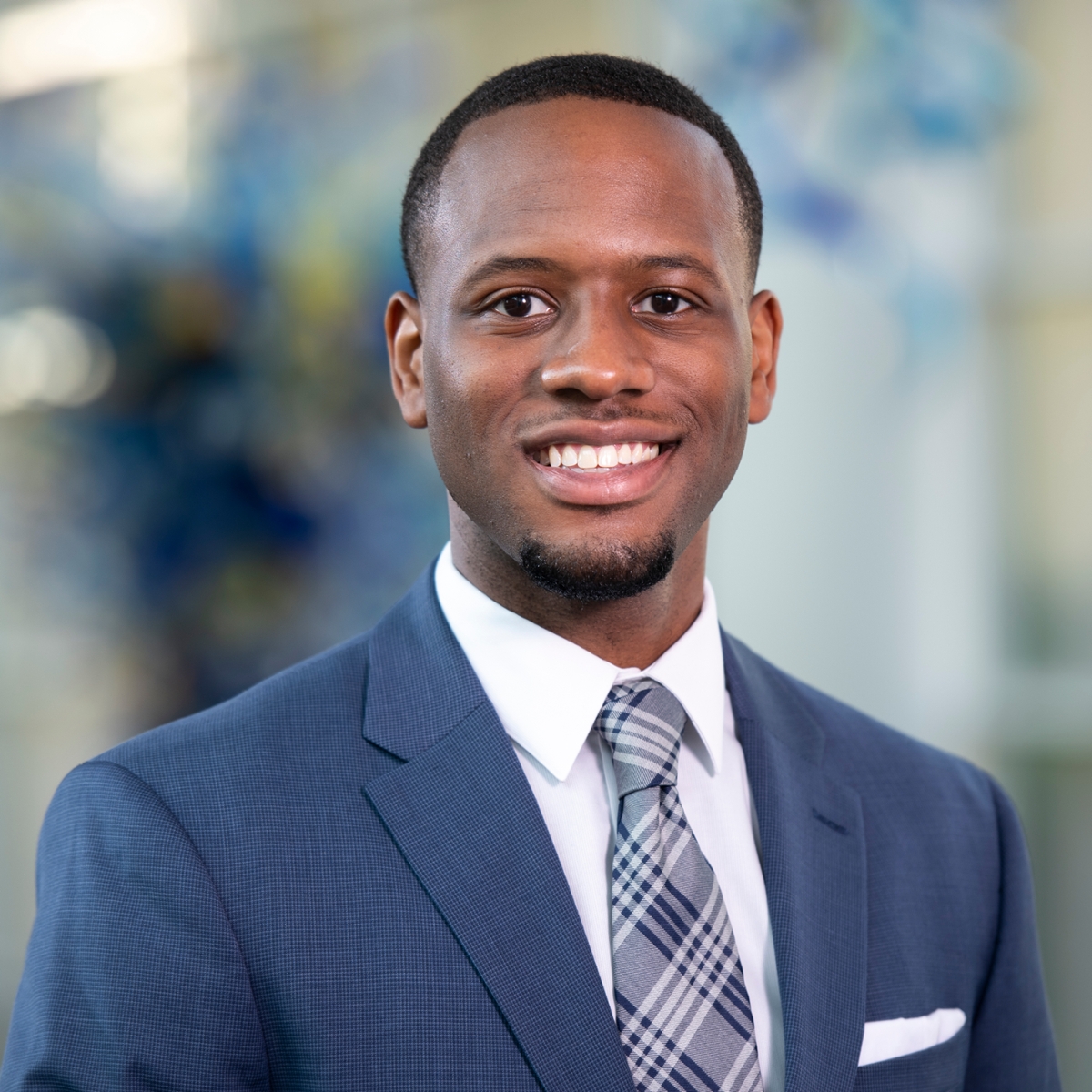 Head shot of Full-time MBA student Denzel McCollum