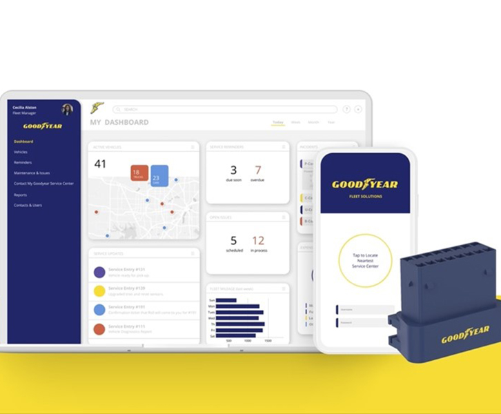 The Georgia Tech Scheller team proposed an integrated fleet management service leveraging Goodyear’s existing network of service centers and maintenance experiences. 