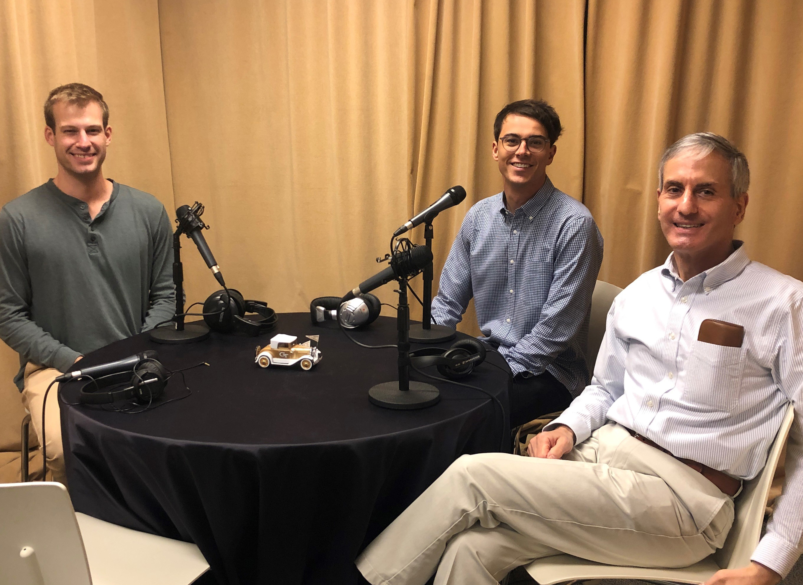 MBA student host Leo Haigh speaks with Jonathan Giuliano and Kyle Winkler.