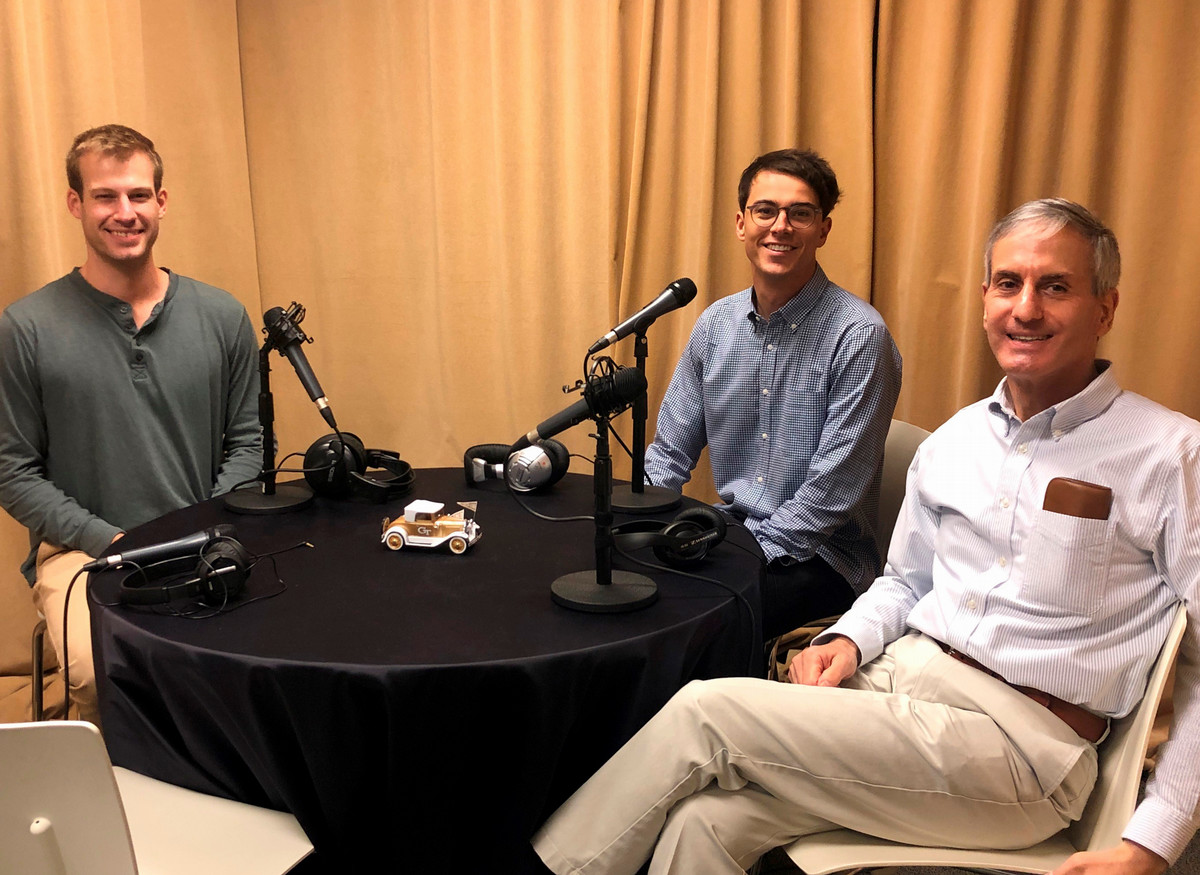 MBA student host Leo Haigh speaks with Jonathan Giuliano and Kyle Winkler.