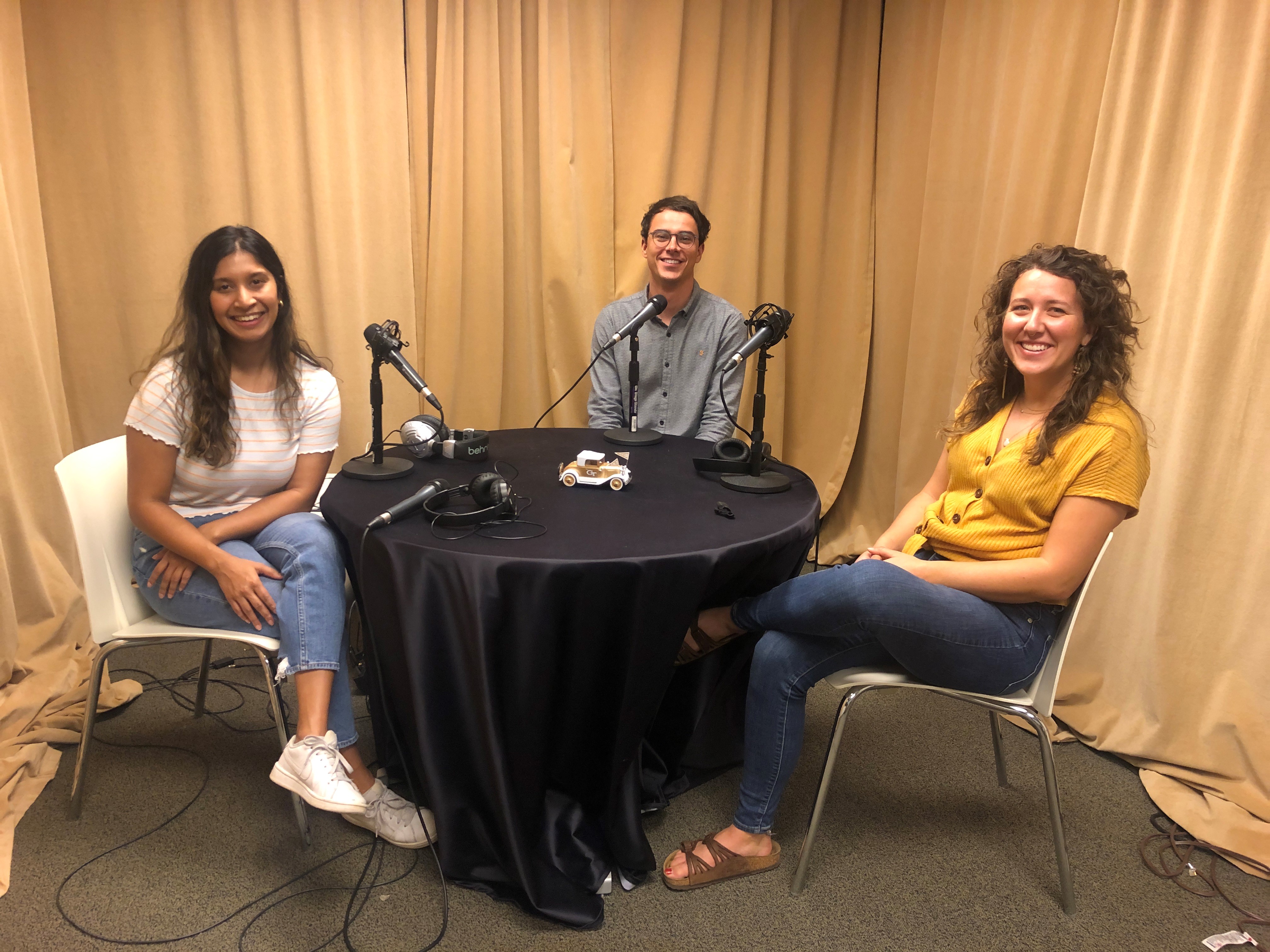 MBA student and host, Leo Haigh, talks with the current and former president of the MBA Women in Business club, Nammu Kumar and Amanda Grupp.