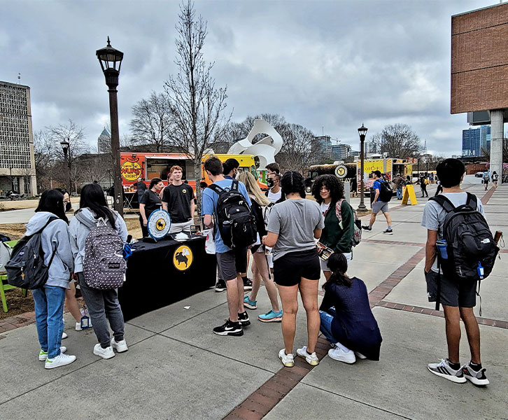 Buffalo Wild Wings Go tabling event