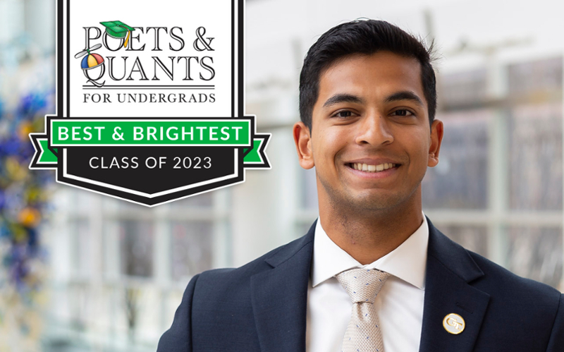 Arul Gupta, Poets&Quants 2023 Best & Brightest Business Major