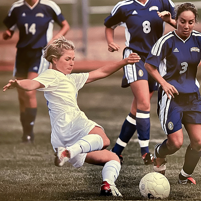Coogan Perrin plays soccer for the Air Force Academy
