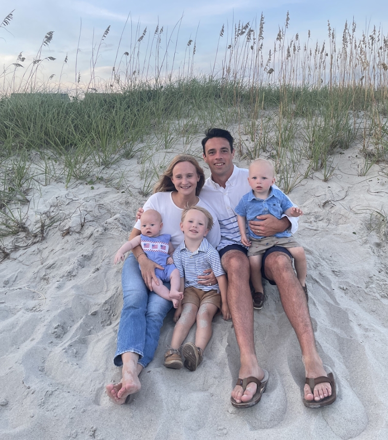 Thomas Buckley with family