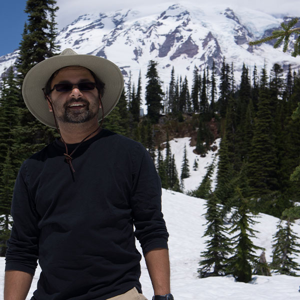 Deven Desai at Mt. Rainier