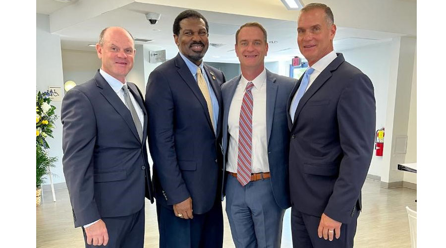 Dr. Adler's Celebration of Life Memorial:  Todd Adler, Scheller College Professor Chuck Easley, Brad, and Scott Adler