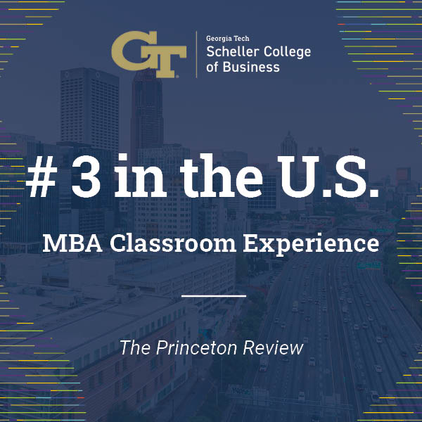 printed #3 in U.S. Best Classroom Experience 