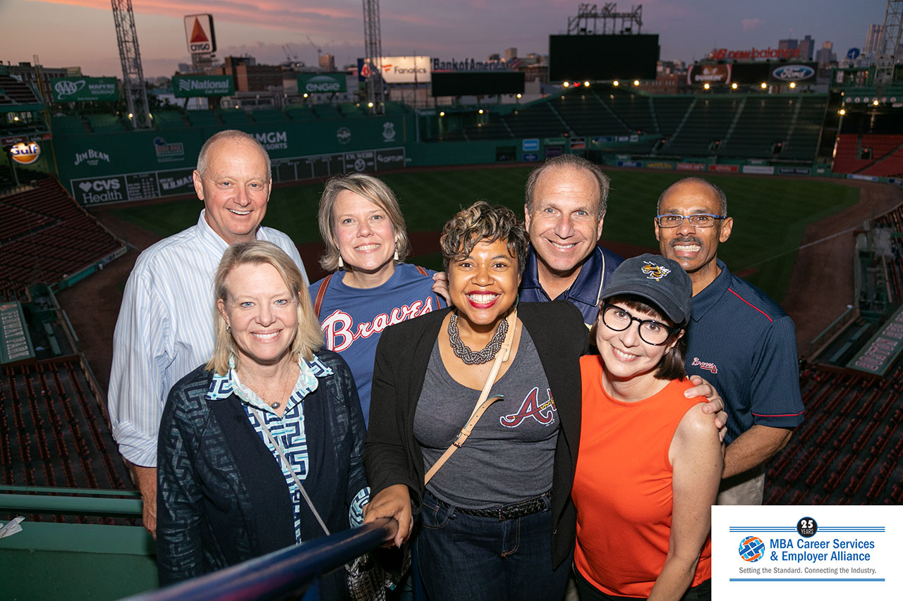 Jones MBA Career Center team at the MBA Career Services & Employer Alliance Conference in Boston