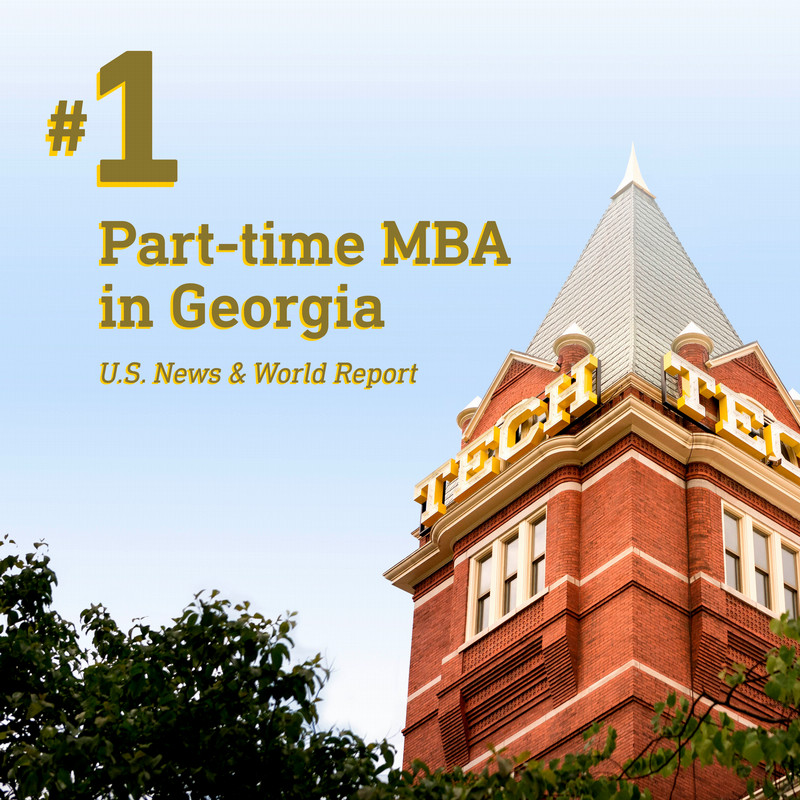 Georgia Tech's part-time MBA ranks No. 1 in the state, two years running