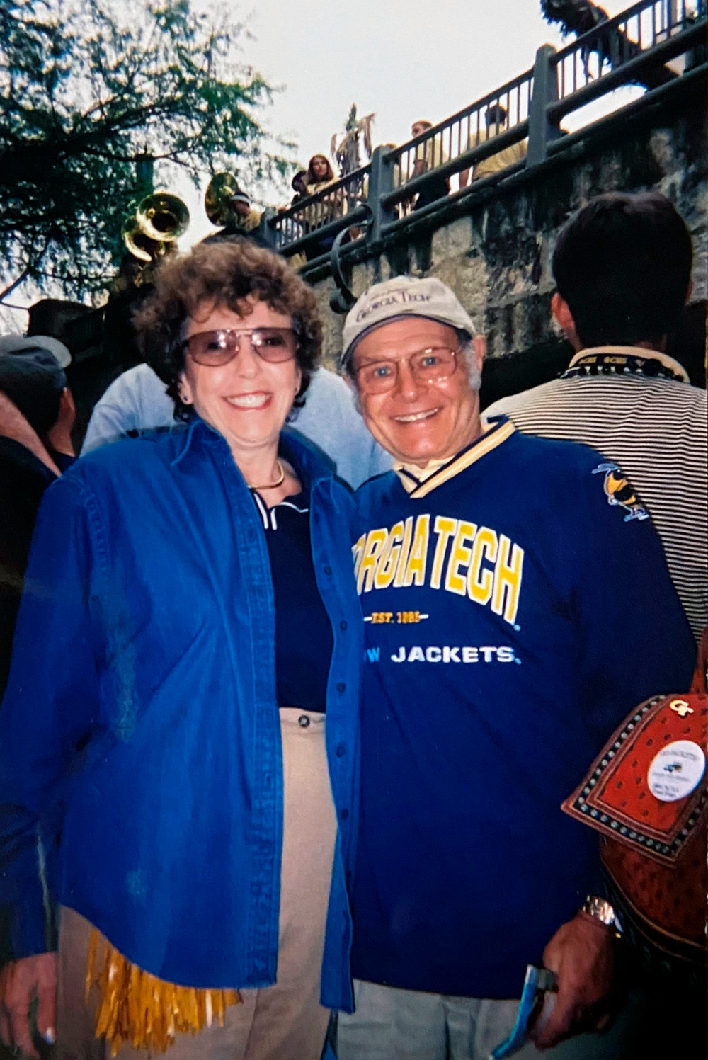 Roberta and Ernie at a Georgia Tech game