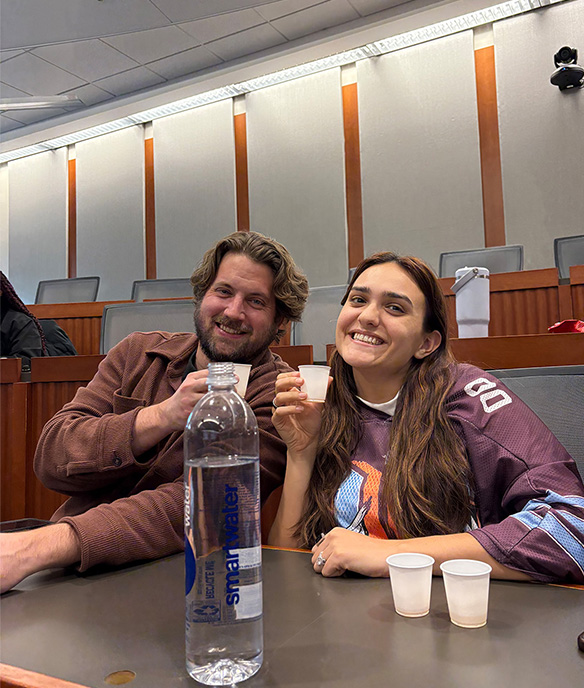 MBA student Minturn Whisky tasting