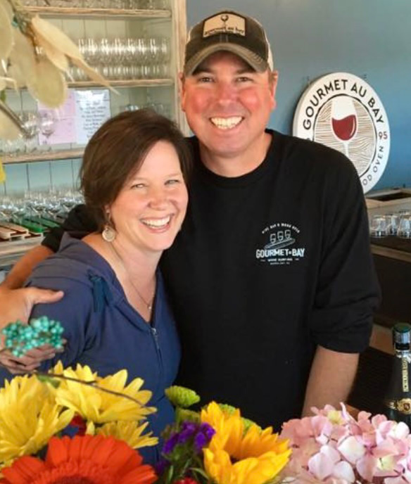 Sissy and Bob Blanchard, Gourmet au Bay. 