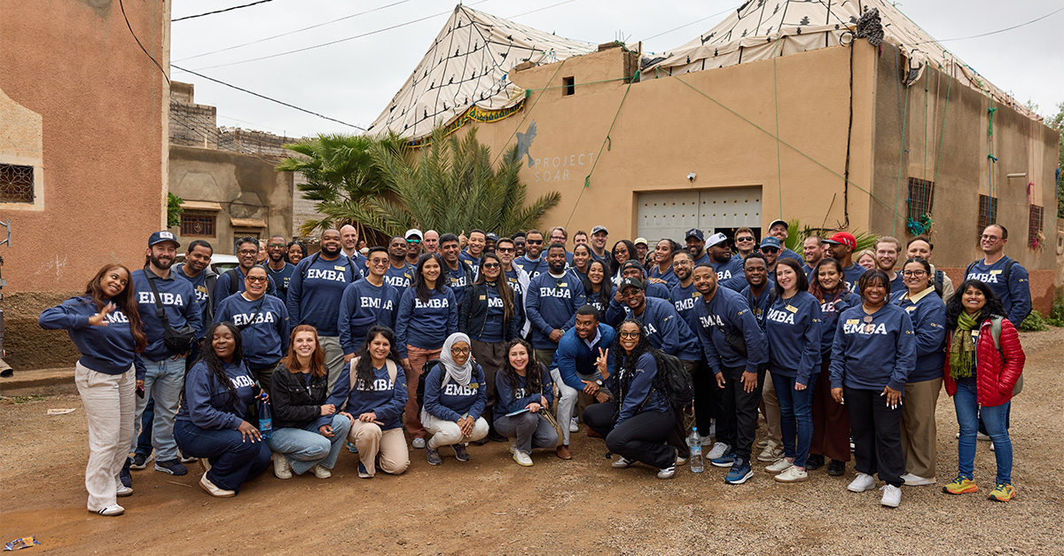 Executive MBA International Residency visits a village in Portugal.