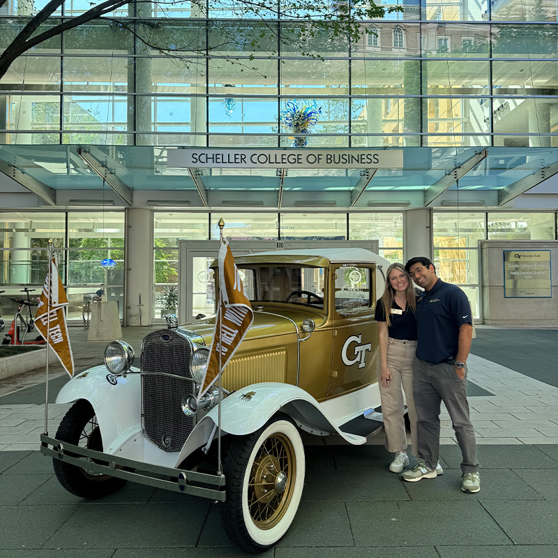 Lauren Dasher and Prem Rupawala