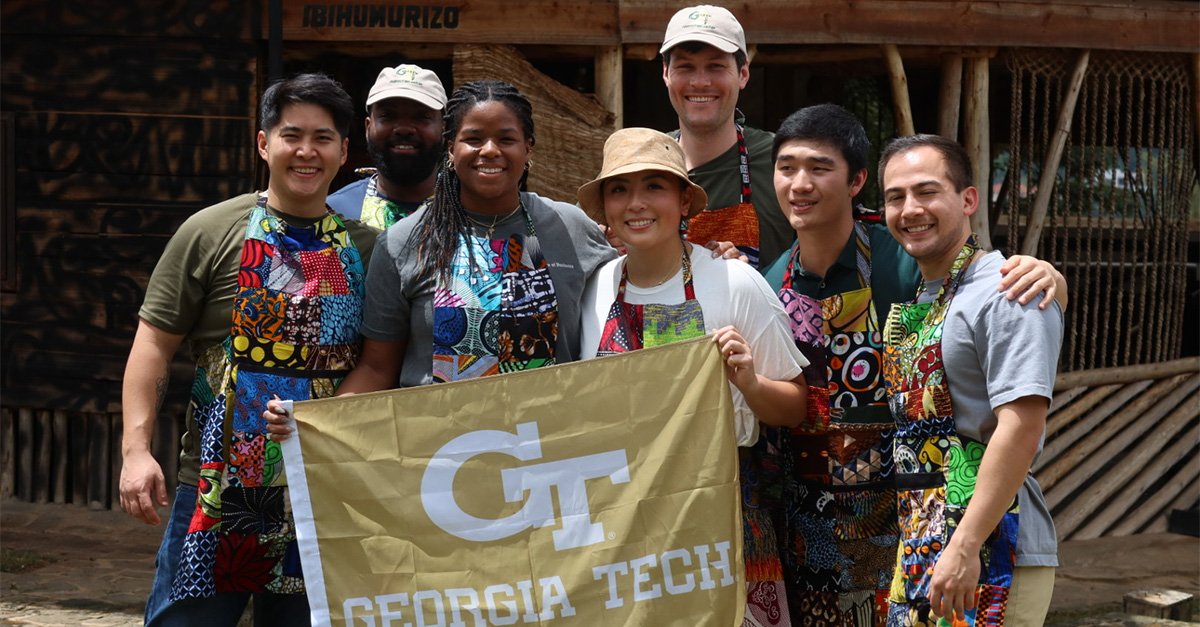 Kristie Teoh and other MBA students in Rwanda
