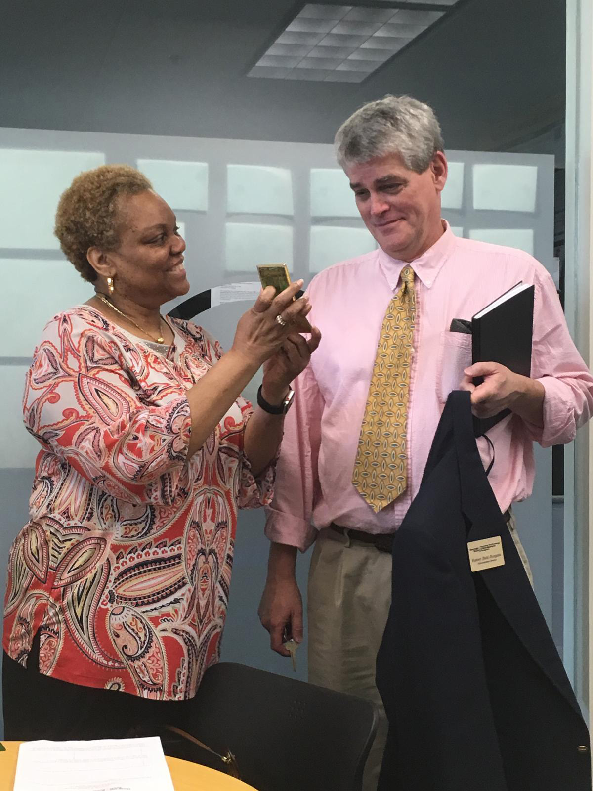 Kasandra Franklin and Bob Burgess, April 2019