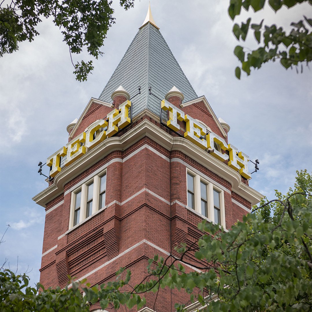 The Tech Tower on Georgia Tech's Atlanta campus.